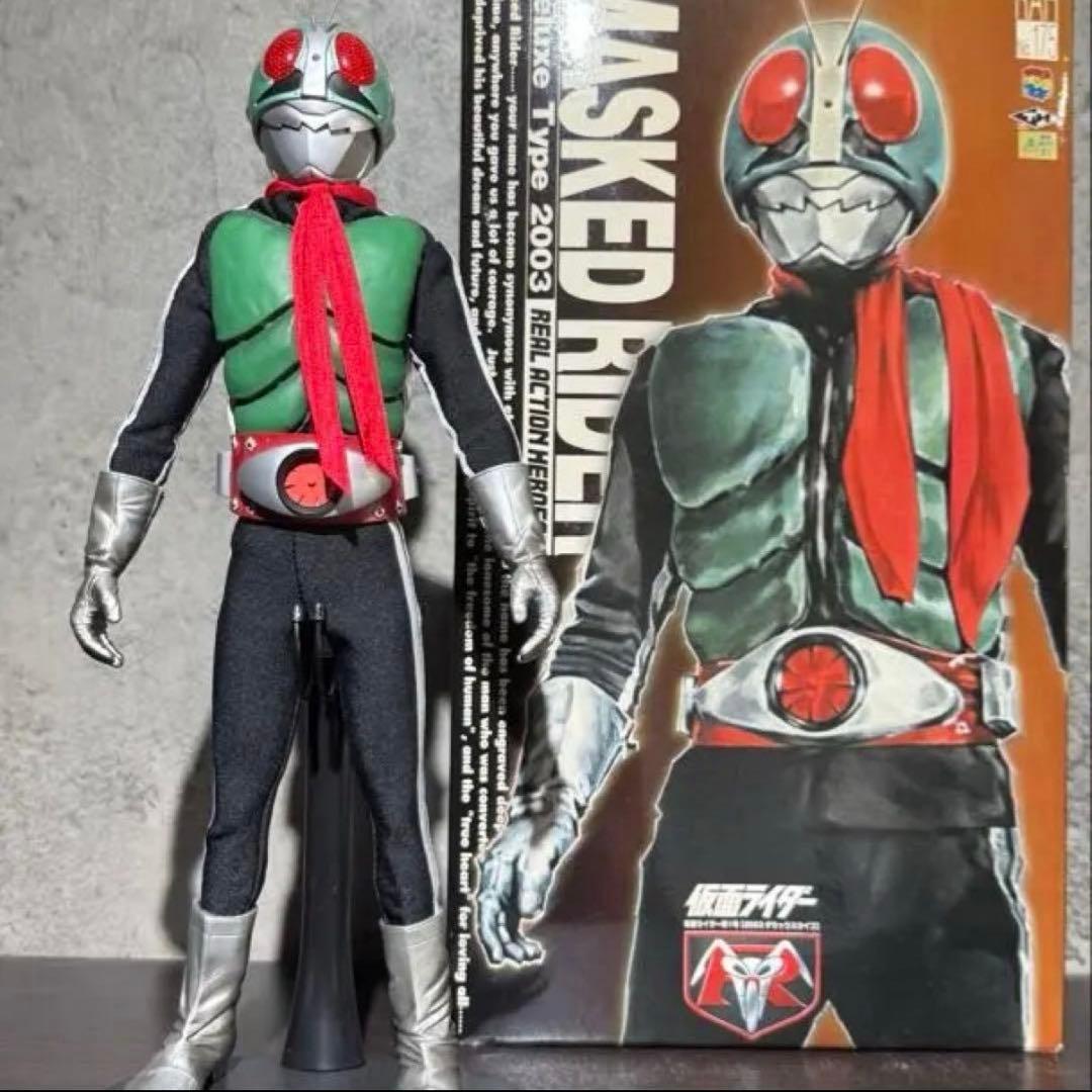 【3/27まで出品】RAH 仮面ライダー 1号、2号 セット　美品 箱あり