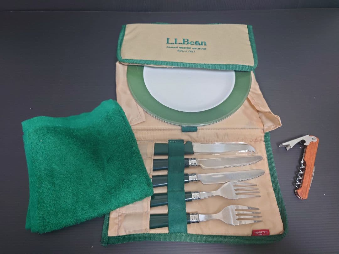 L.L.Bean 食器セット プレート2枚付き（中古品）廃盤品