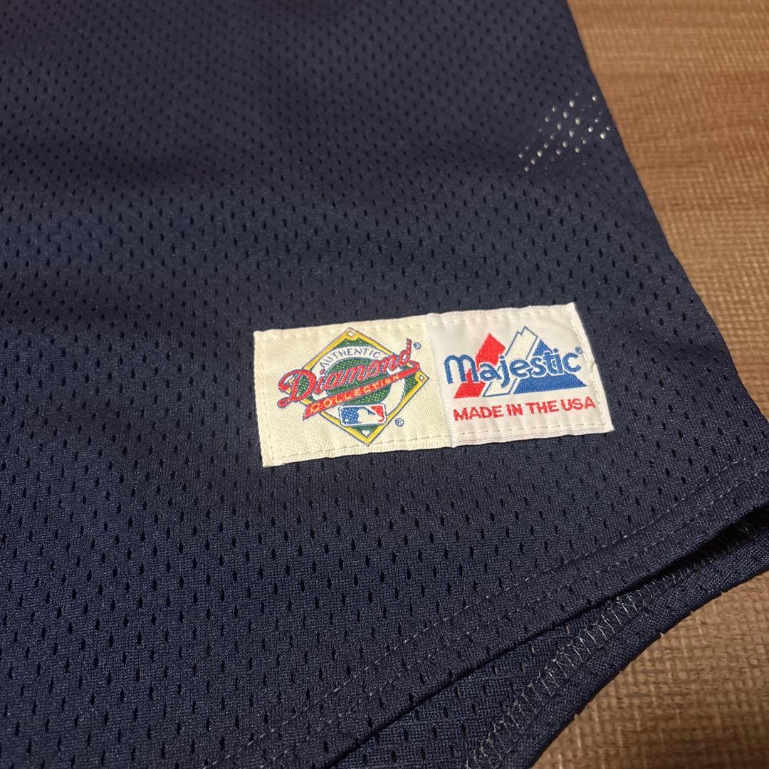⭐︎USA製90's　Majestic マリナーズ ユニフォーム　ゲームシャツ