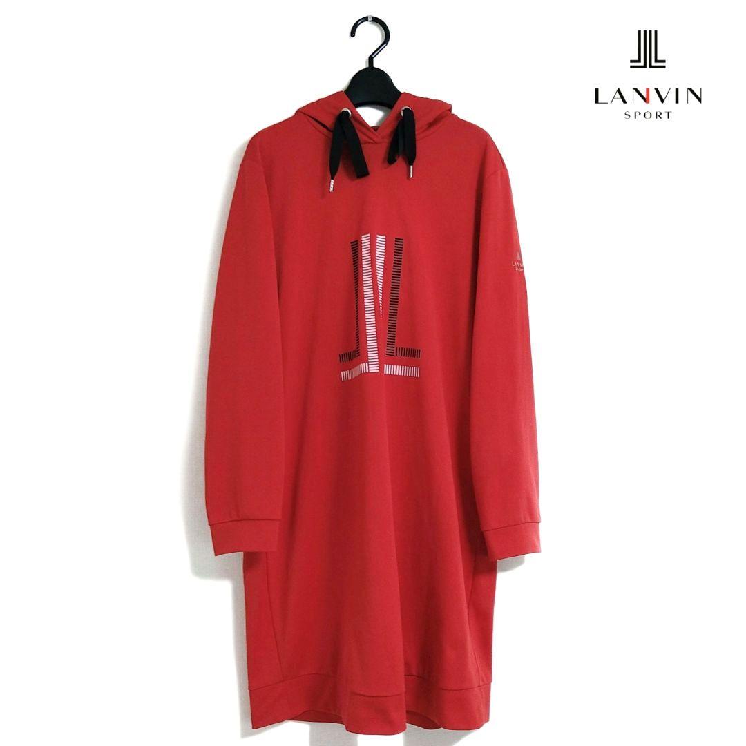 LANVIN SPORT ゴルフウェア ロゴ フーディ ワンピース