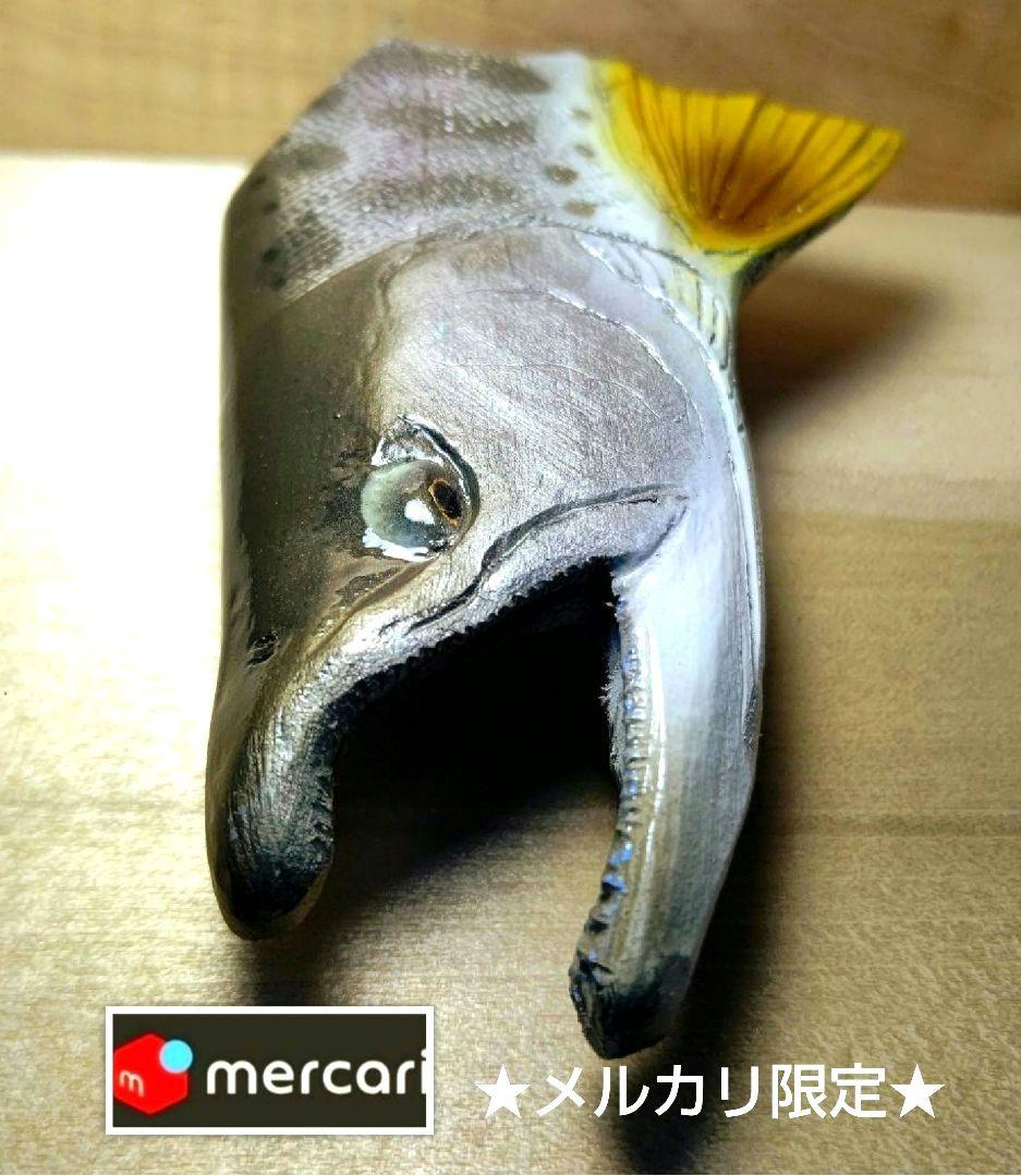 .Seaトラウトブローチ(山女魚/ウッド製)【1点物】★最終価格★