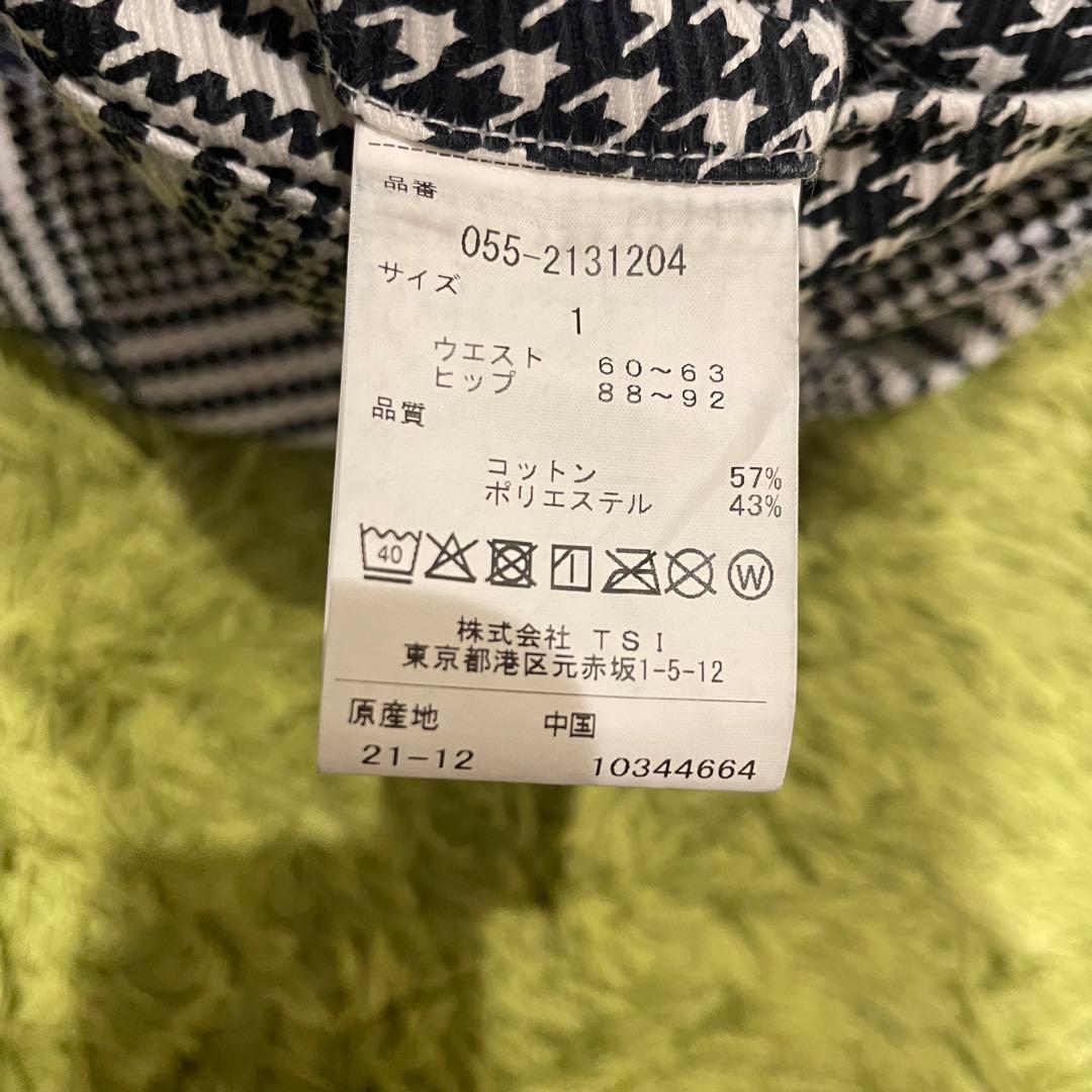 パーリーゲイツ PEARLYGATES ストレッチパンツ 千鳥格子柄 サイズ1