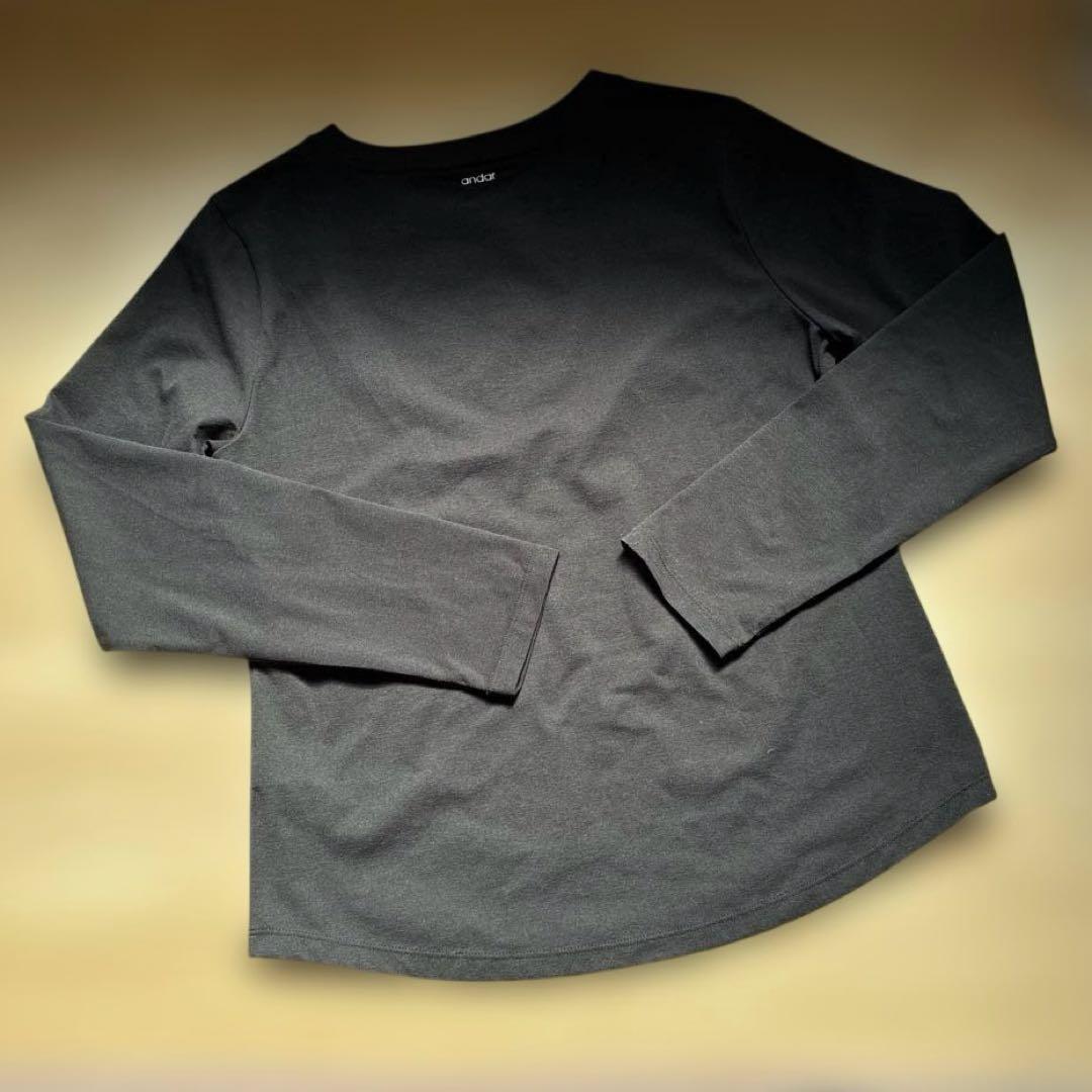 andar NEW Airy Fit スリムフィット Tシャツ (長袖) 2枚