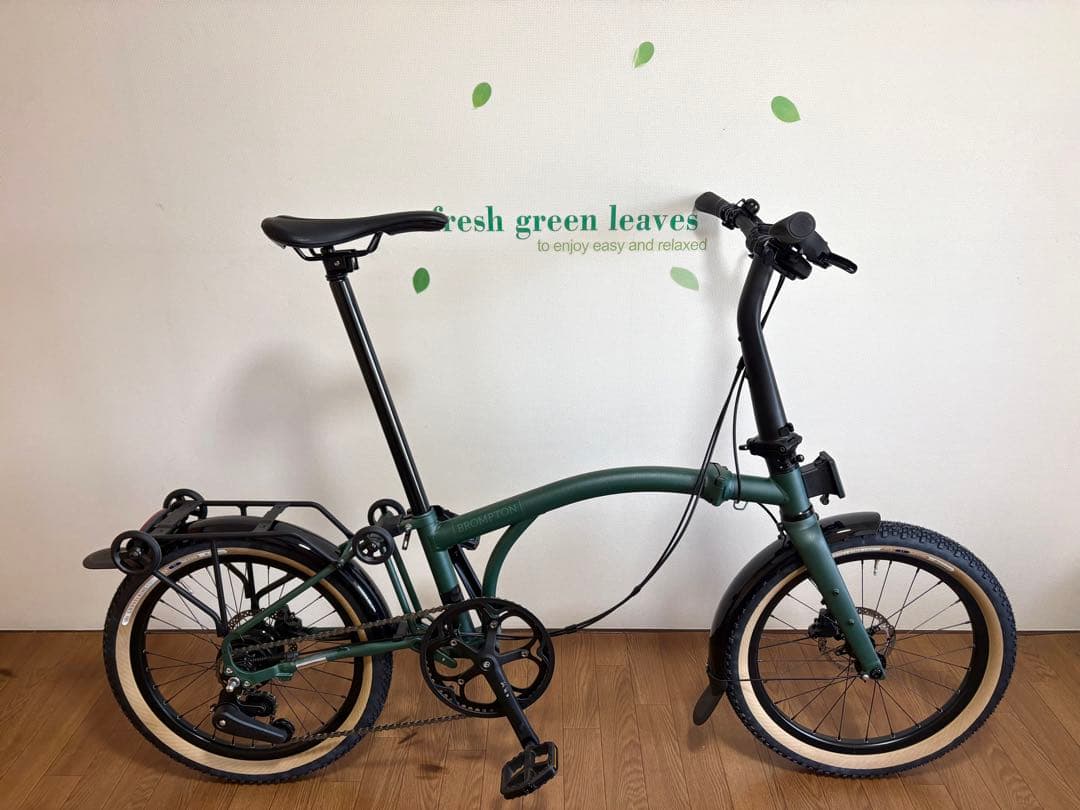 新品！【BROMPTON】G Line ラック付き フォレストグリーン Sサイズ