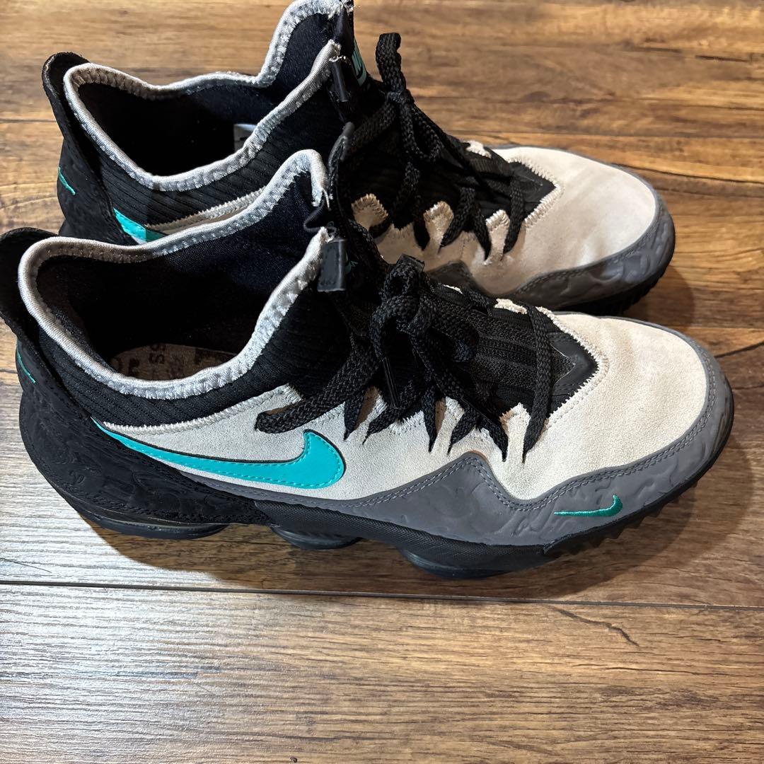 シューズ(男性用) NIKE LeBron16 Low Atmos Clear Jade 28cm