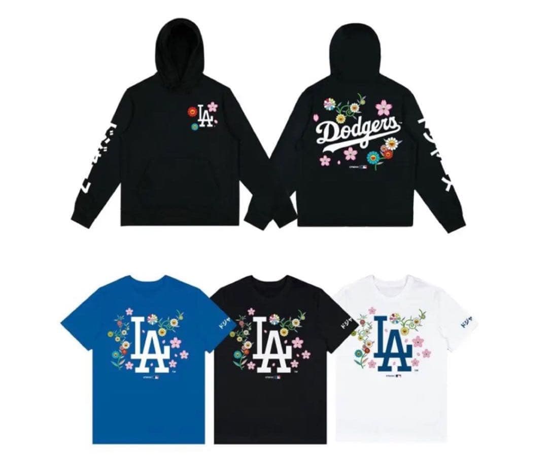 限定完売品 ドジャース 村上隆 特別コラボ Tシャツ サイズM ホワイト