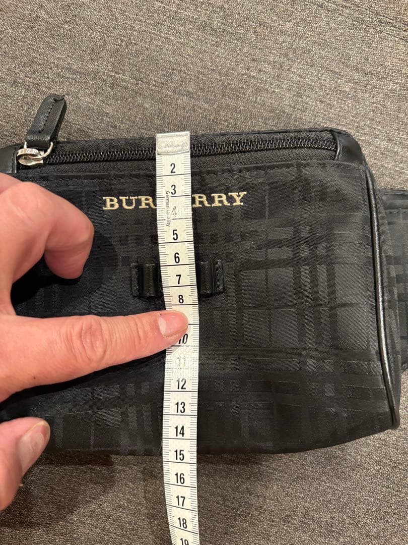 BURBERRY GOLF ボディバッグ・ウエストポーチ ブラック