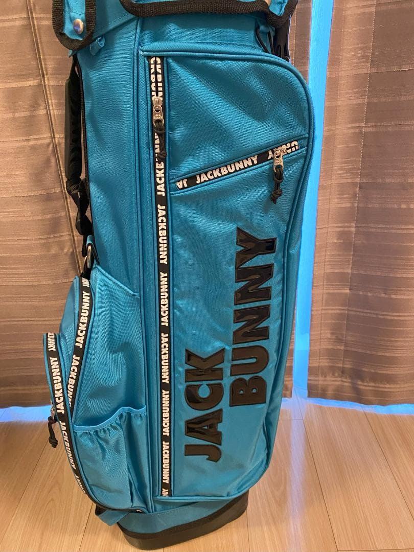 【中古】Jack Bunny　ジャックバニー　スタンドバッグ　ブルー