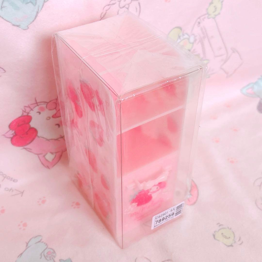 マイメロディ スリムペンスタンド ハピネスガール ストロベリー 収納 小物入れ