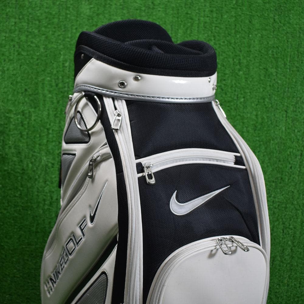 NIKE GOLF/ナイキ ゴルフ キャディバッグ９型【ホワイト】中古！