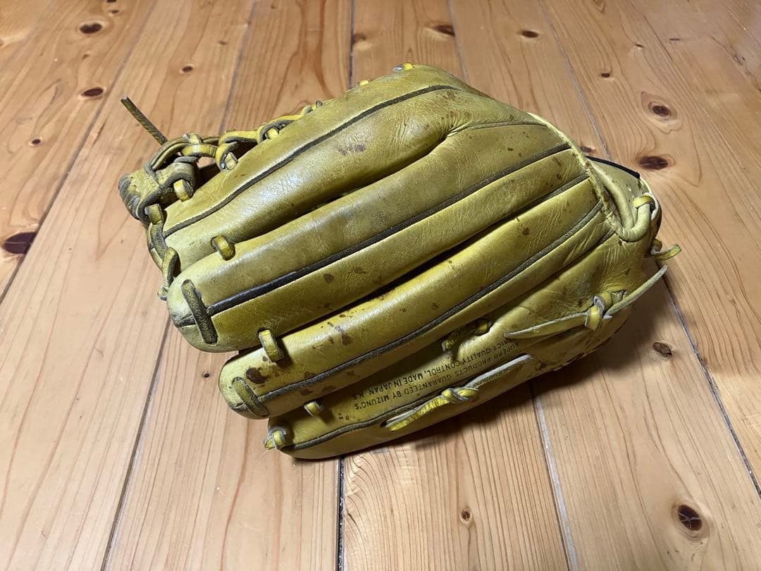 ビクトリーステージ硬式グローブ、高橋由伸モデル、ビッグM赤/外野用/ミズノ