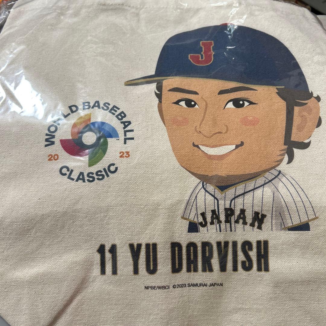 YU DARVISH WBC 2023 トートバッグイラストダルビッシュ