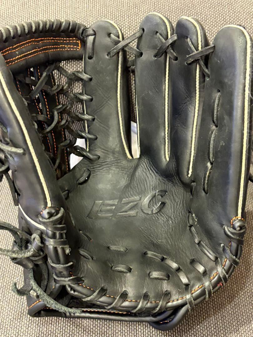 Wilson EZC軟式野球グローブ 黒　少年野球　外野手用