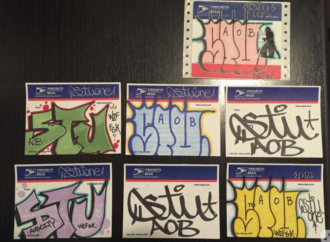 KAZE MAGAZINE　 /　ステッカー　/ NY USPS