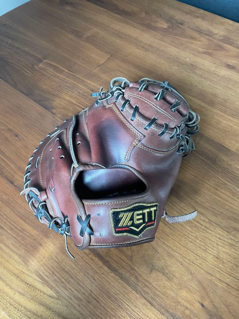 美品 ZETT 硬式 キャッチャーミット プロステイタス