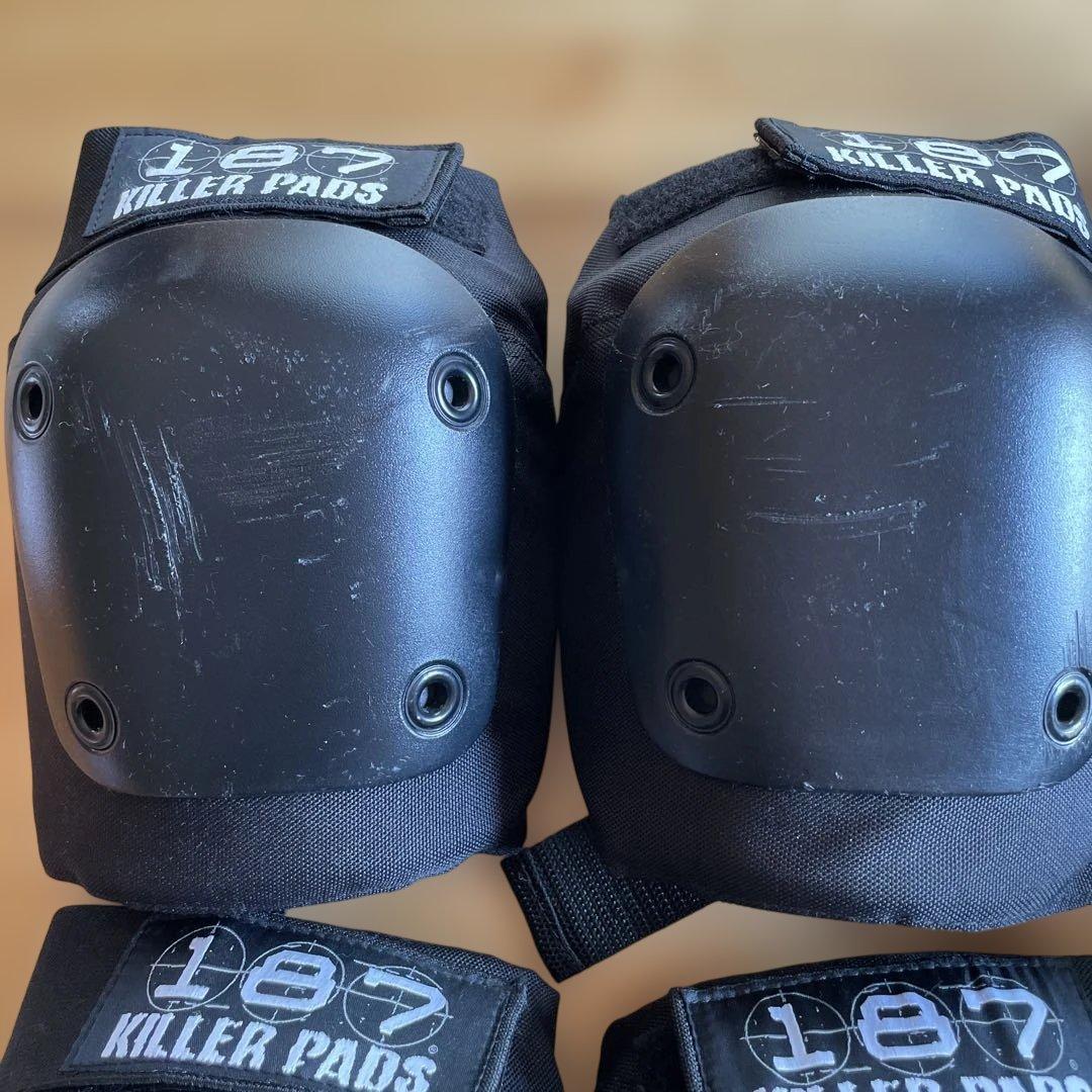 187 KILLER PADS 膝肘手首パッドセットスケボー　サポーター