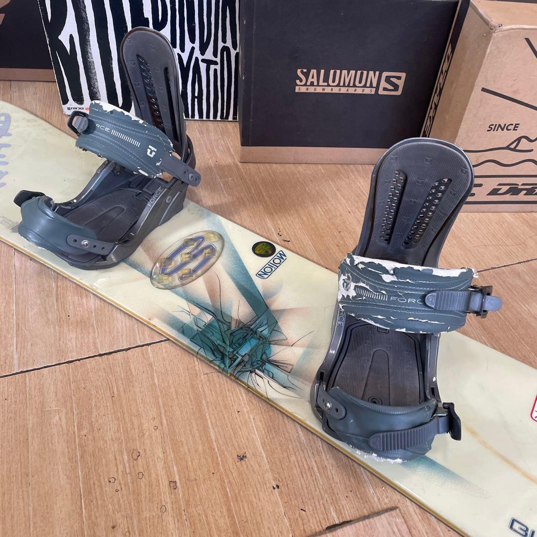 BURTON×UNION　バートン　ユニオン　バインディング付スノーボードセット