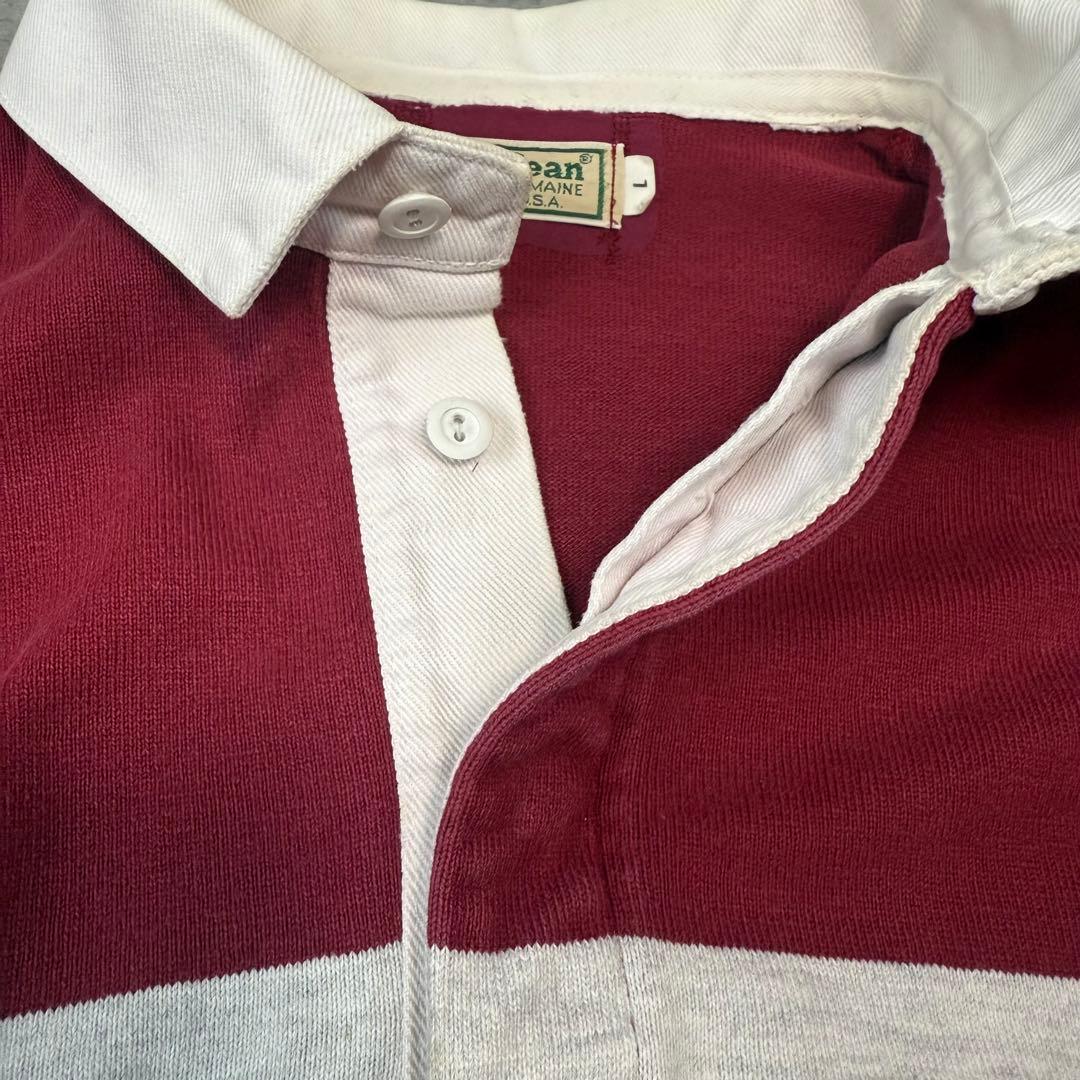 80's L.L. Bean エルエルビーン　USA製 常田大希着　ラガーシャツ