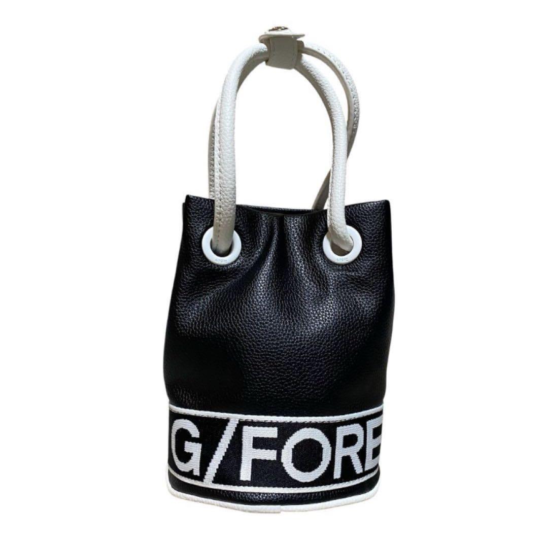 こ*こ様 ラスト1点G/FORE ジーフォア ゴルフ ハンドバッグ ショルダー黒