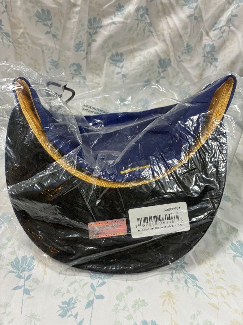 新品 ドジャース ニューエラ ゴールドコレクション 59FIFTY 7 1/4