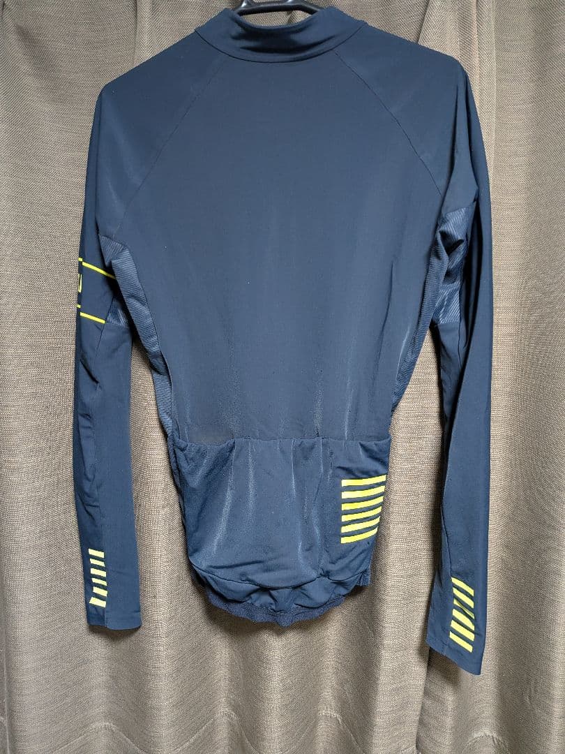 Rapha プロチームサーマルジャージSサイズ　ネイル×イエロー