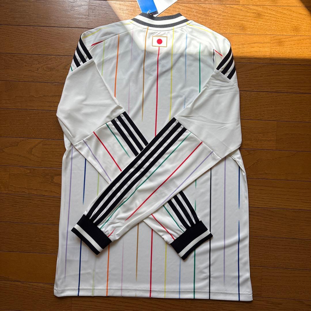 adidas 日本代表 ストライプ 長袖ジャージ Lサイズ タグ付き