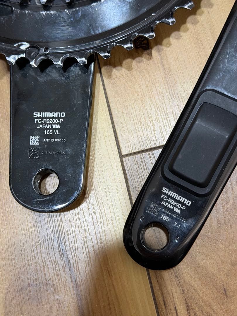 パワーメーター　52/36T 165mm DURA-ACE デュラエース