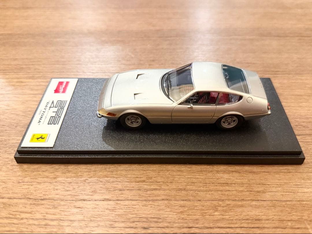 中古品 1/43 アイドロン フェラーリ 365GTB/4 デイトナ シルバー