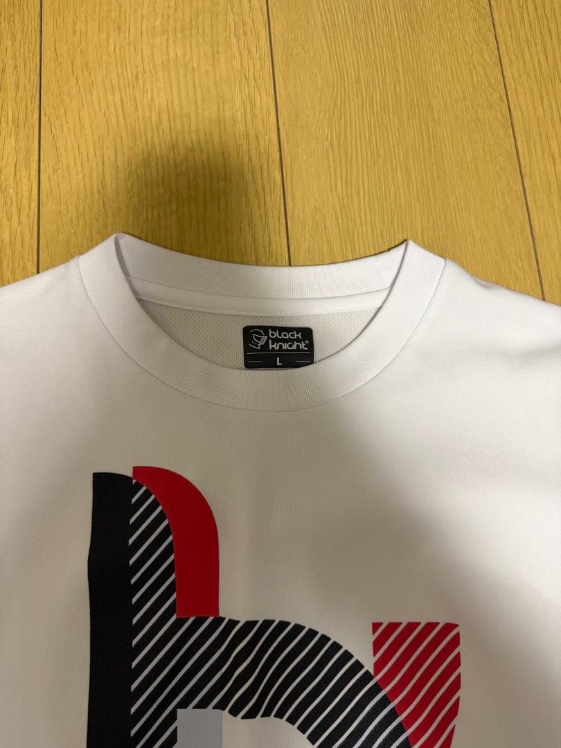 バドミントン ブラックナイトTシャツ Lサイズ