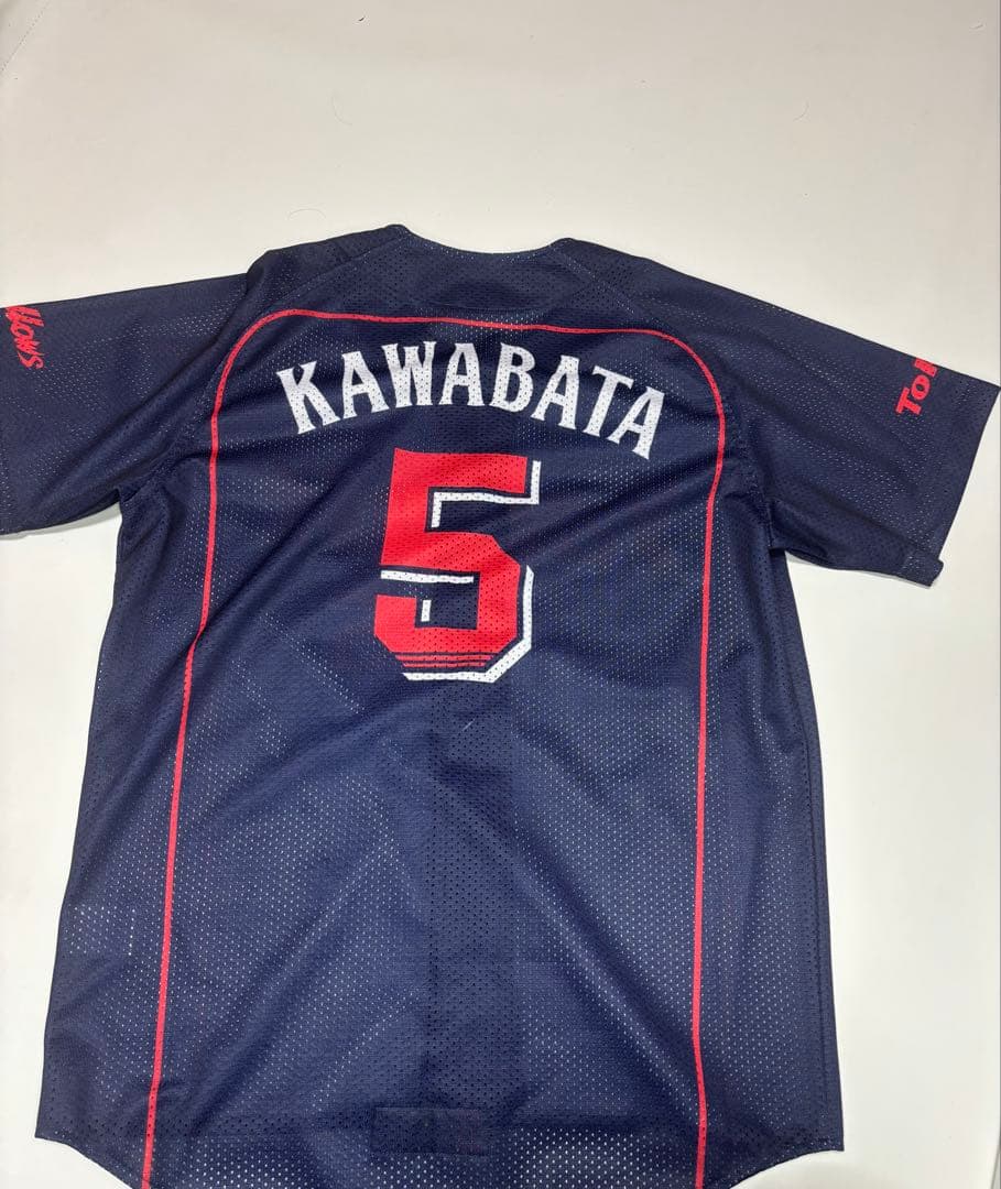 ヤクルトスワローズ　川端慎吾　ビジターレプリカユニフォーム