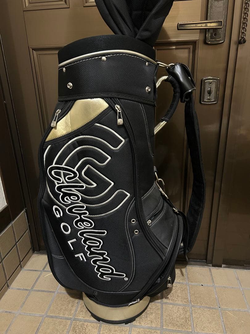 Cleveland Golf キャディバッグ ブラック/ゴールド