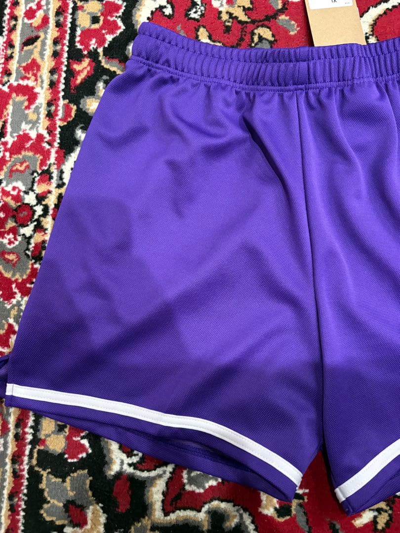 ⭐︎人気パープル　ASICS　アシックス　バレーボール　ゲームパンツ　パンツ