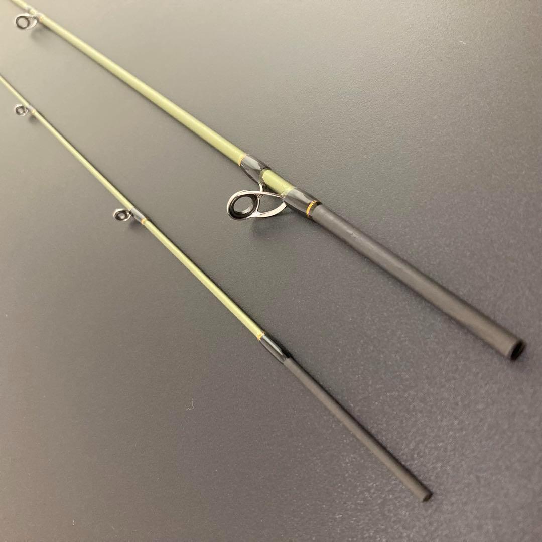 【新品】超軽量 カーボン製 トラウトロッド 62.8g 1.39m ベイトモデル