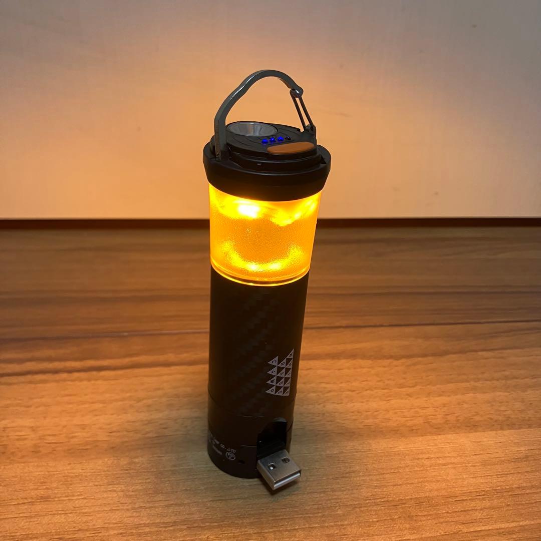 2本セットZAKU HYAKUSHIKI 小型 LED ランタン　ホワイトベース
