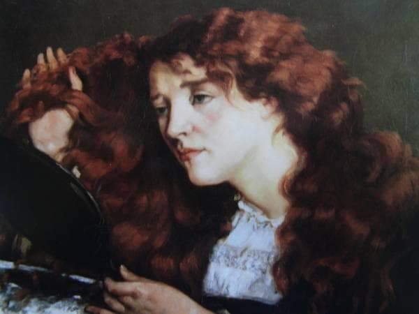 COURBET、PORTRAIT、希少画集画、状態良好、新品高級額装付