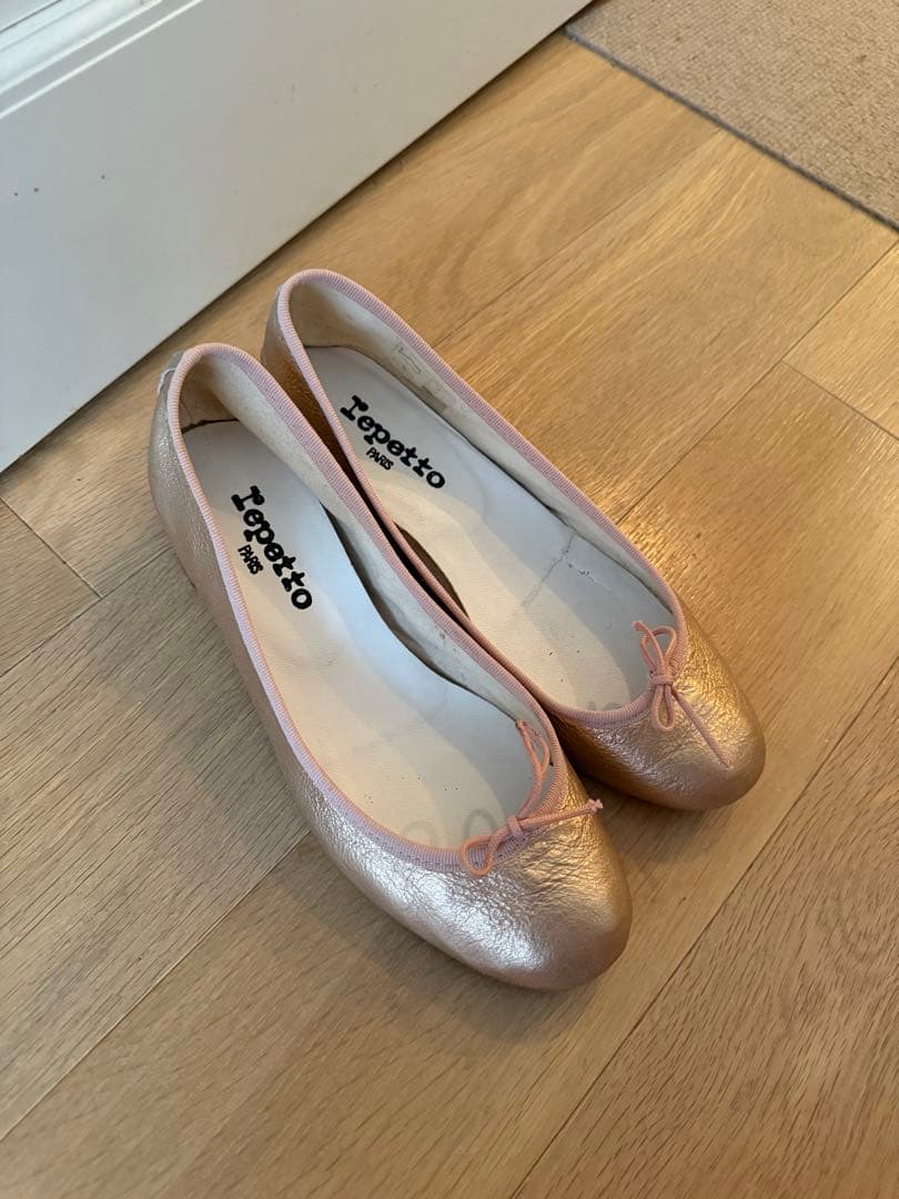 Repetto ピンクゴールド カミーユ　バレエシューズ