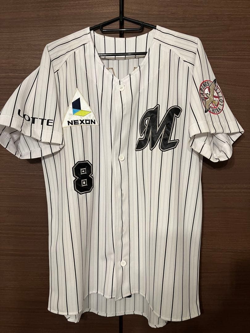 【美品】ロッテ 今江敏晃 ユニフォーム 背番号8 Mサイズ