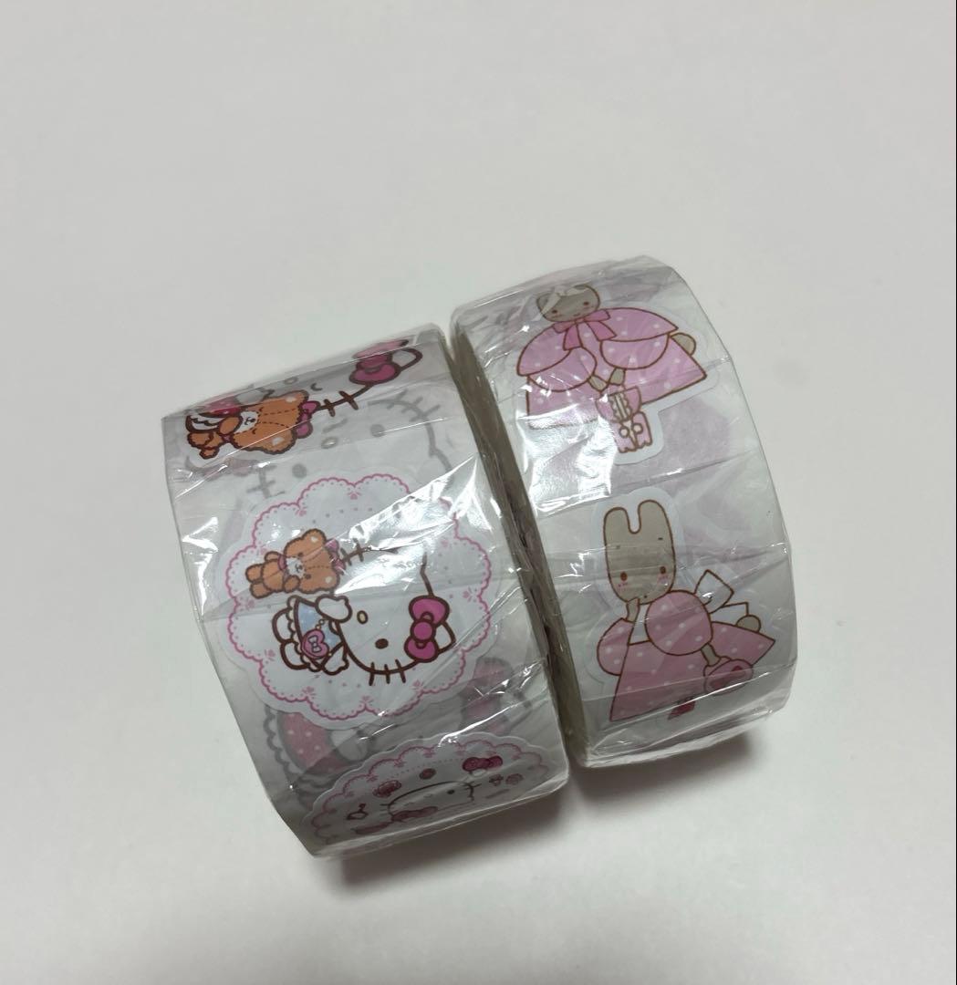 aromantic サンリオ　コラボ　ロールシール　ハローキティ　マロンクリーム