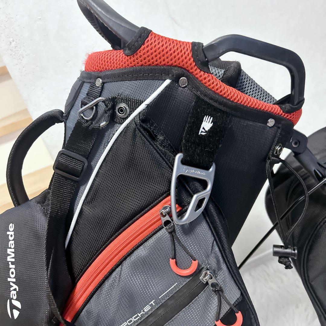 【美品】TaylorMade スタンド型 キャディバッグ テーラーメイド ゴルフ