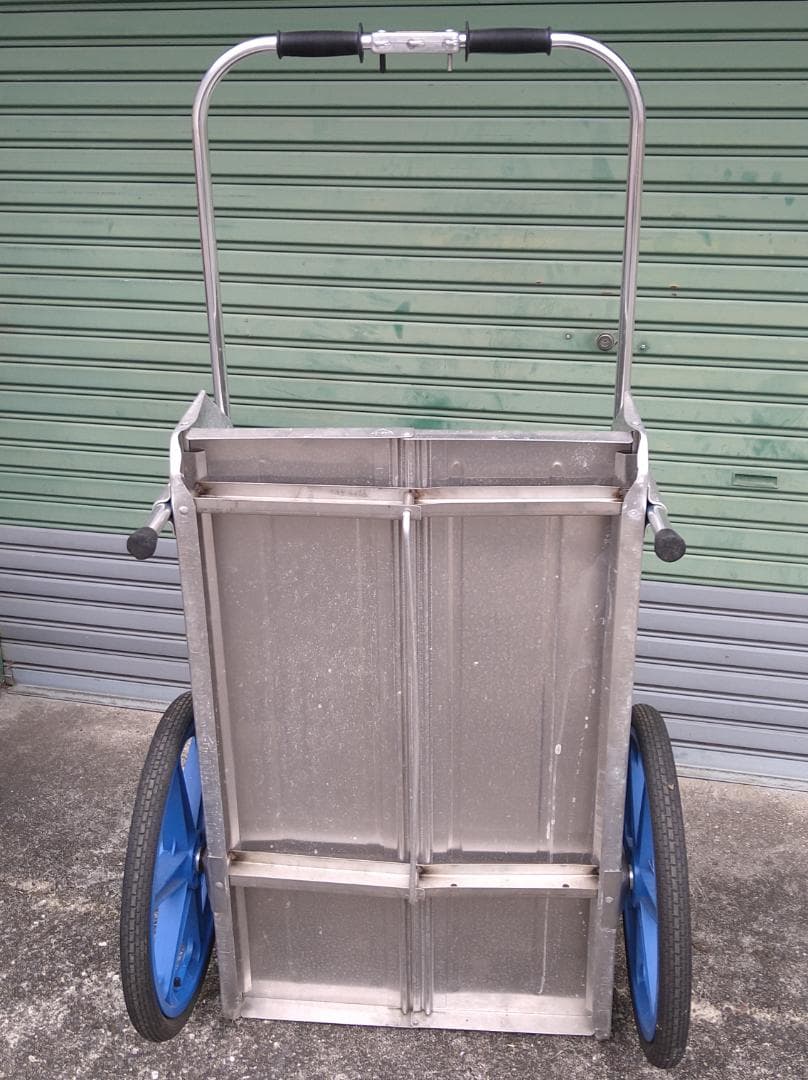 引取限定 大阪市住吉区 折りたたみ リヤカー 軽量 広い荷台を持つ荷運搬用カート