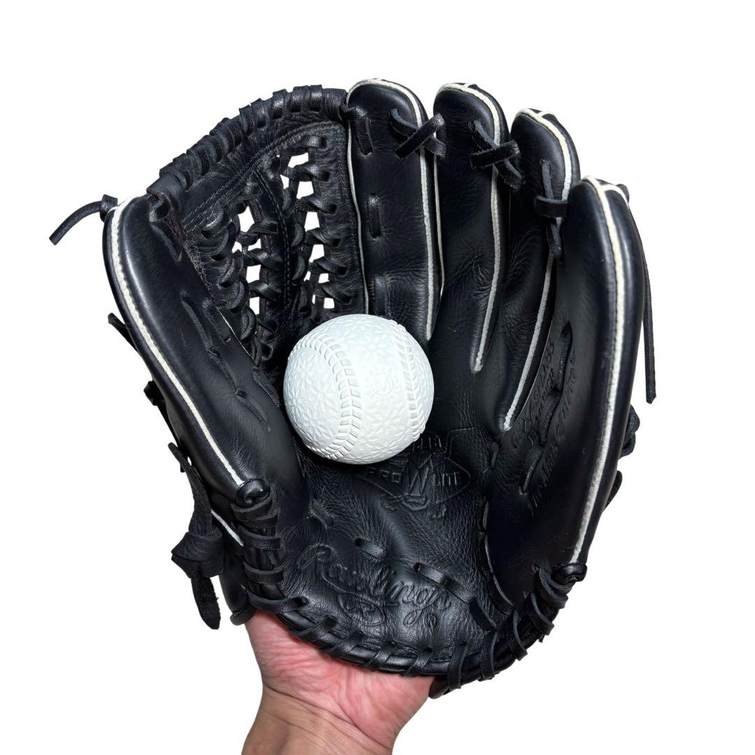 Rawlings 軟式 グローブ 美品 内野 外野 野球 ローリングス 即戦力