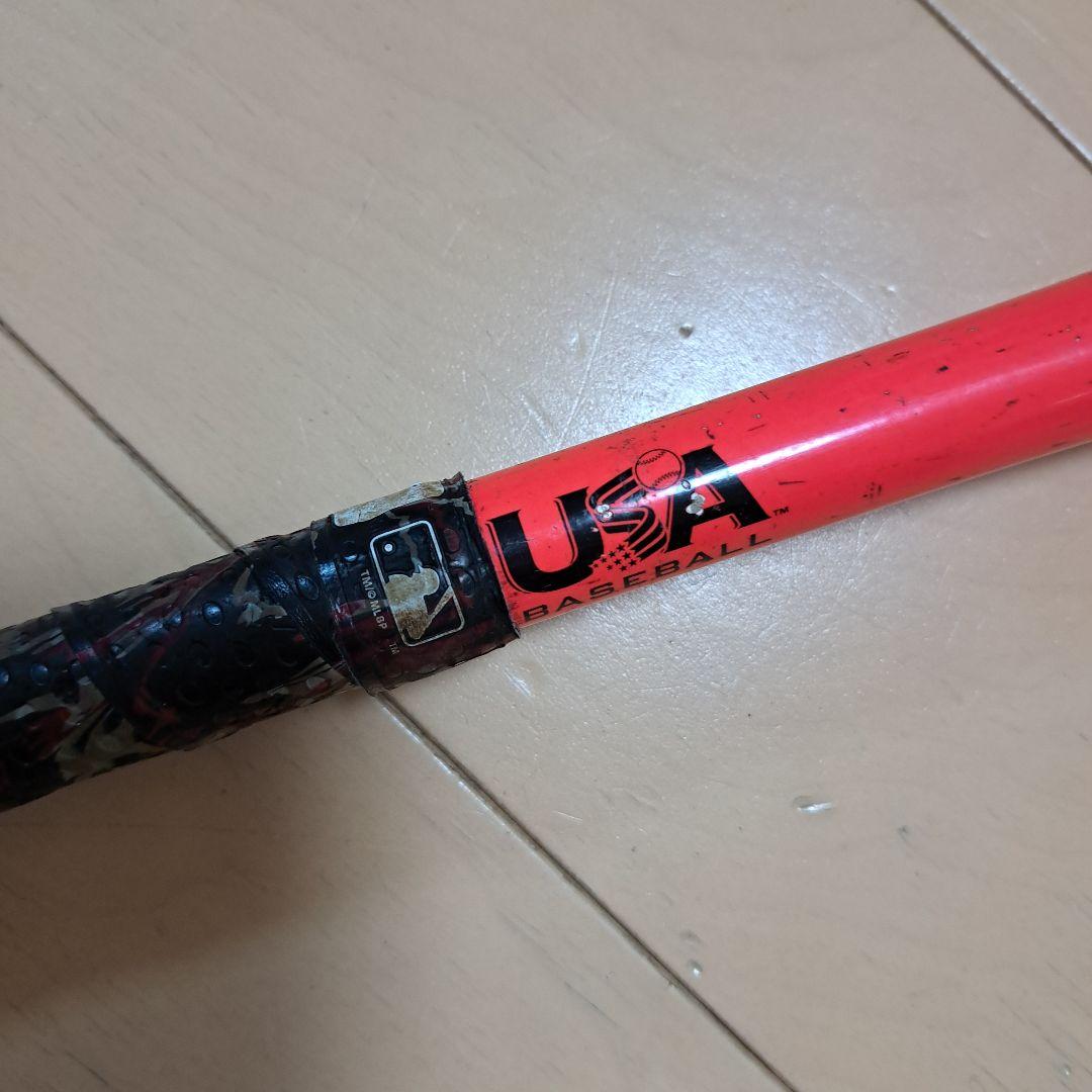 EASTON 赤 野球バット USA BASEBALL