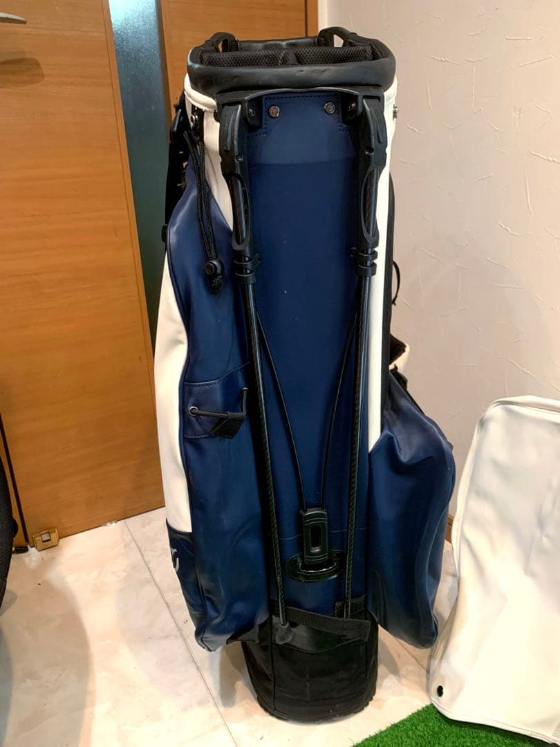 希少　完売　ベゼル　プレイヤー　ホワイト　ネイビー　スタンド　キャディバッグ