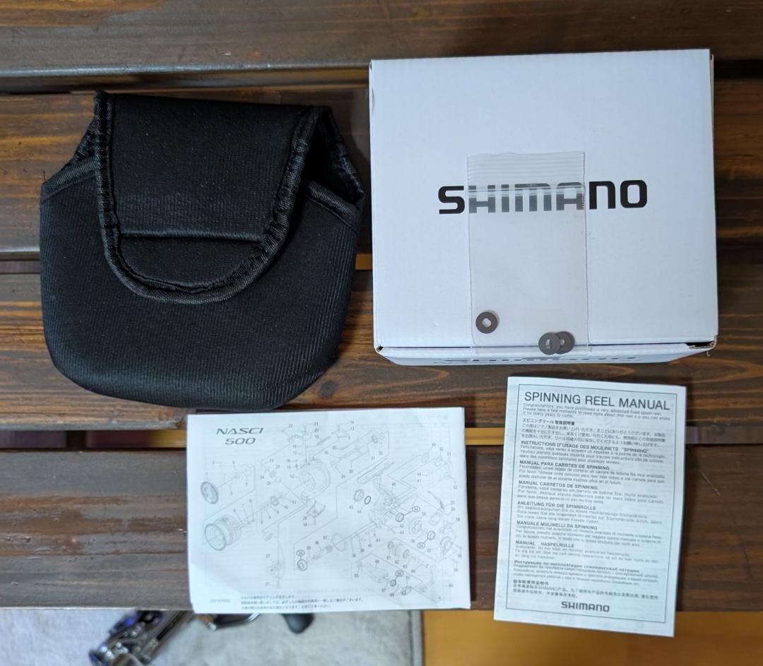 シマノスピニングリール 21 ナスキー 2500SHGと2500替えスプール
