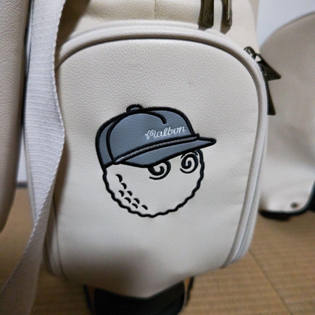 Malbon Golf キャディバッグ ホワイト