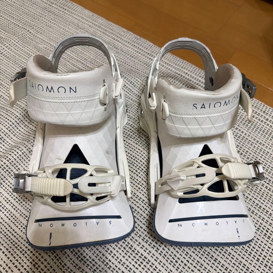 SALOMON スノーボードビンディング ホワイト