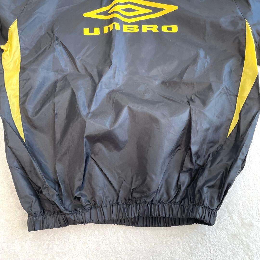 新品　ＵＭＢＲＯ　アンブロ　長袖　ピステ　ウィンドブレーカー　黒　上下セット　Ｍ