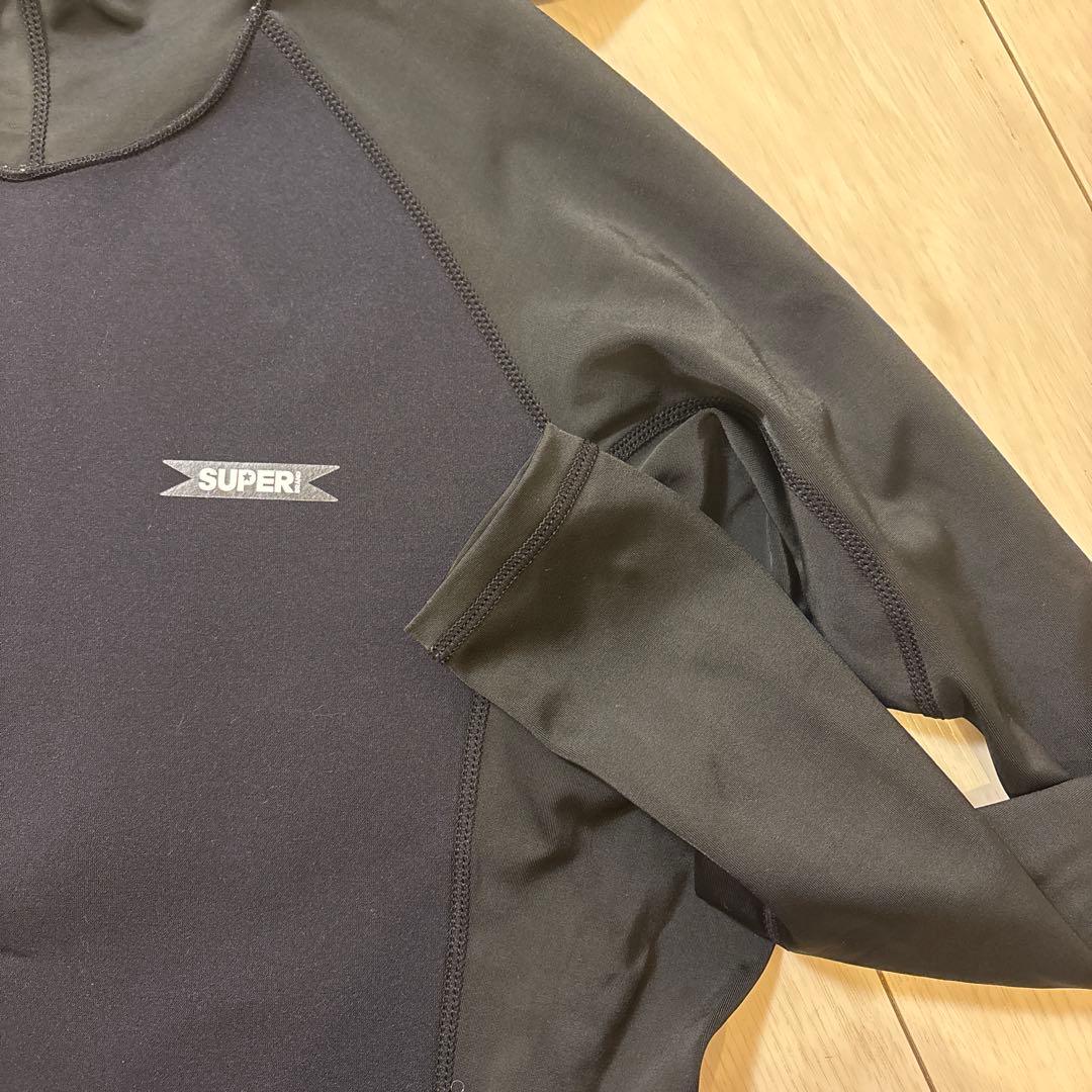 SUPREME フード付き ブラック タッパー　サーフィン