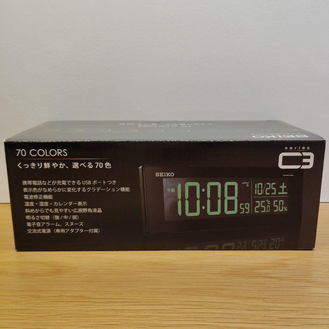 Ｎ*ｘ様 SEIKO デジタル電波置時計シリーズC3 新品未開封