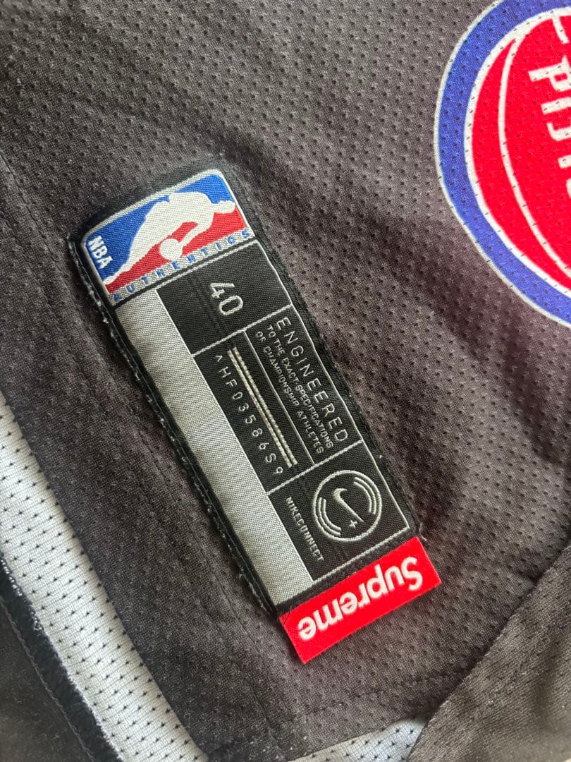 美品NBA supreme nike ジャージータンクトップ S ノースリーブ